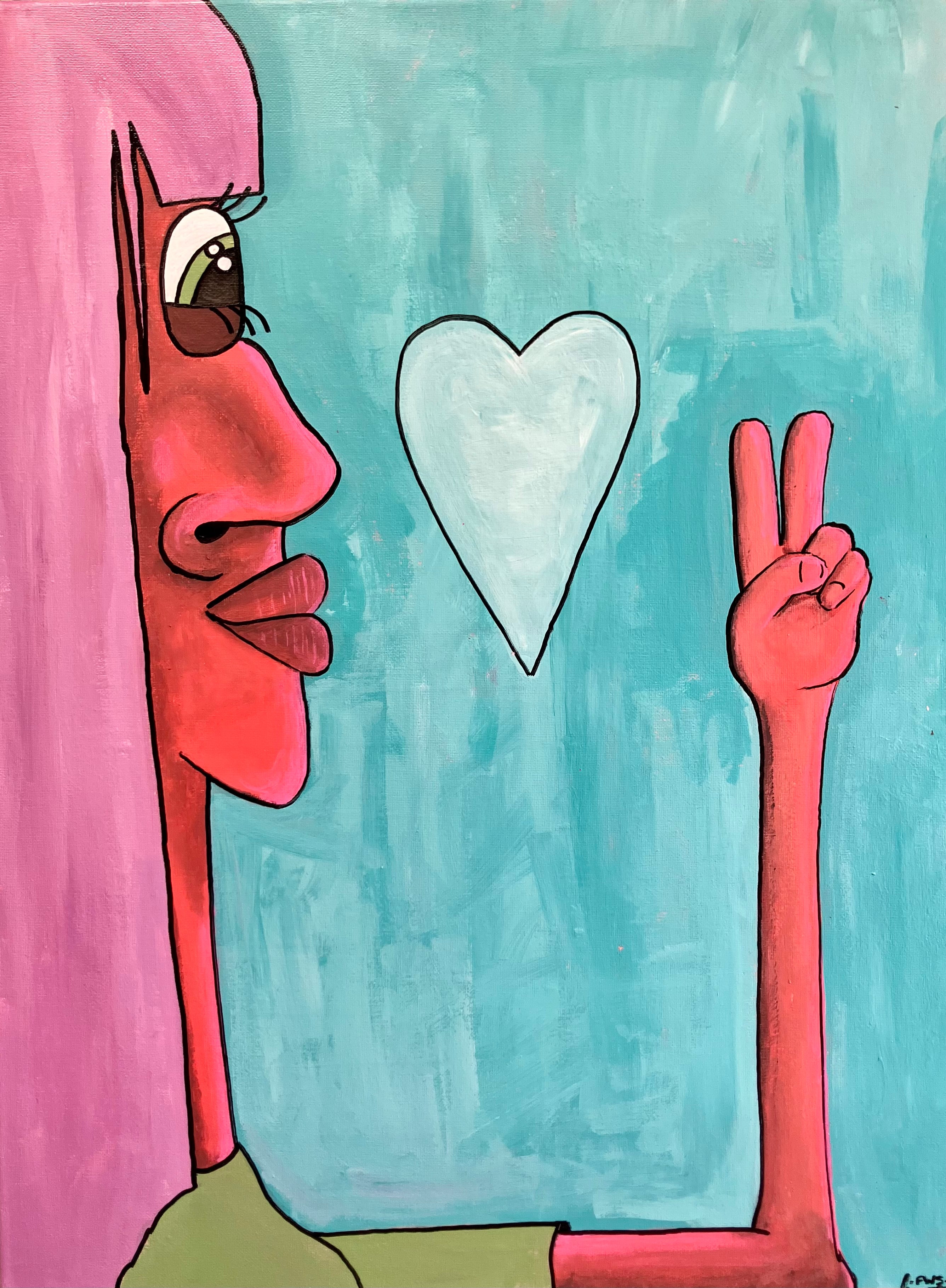 Zold “Flower Child” Original Painting