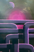 “PURPLE MOON” Original Painting