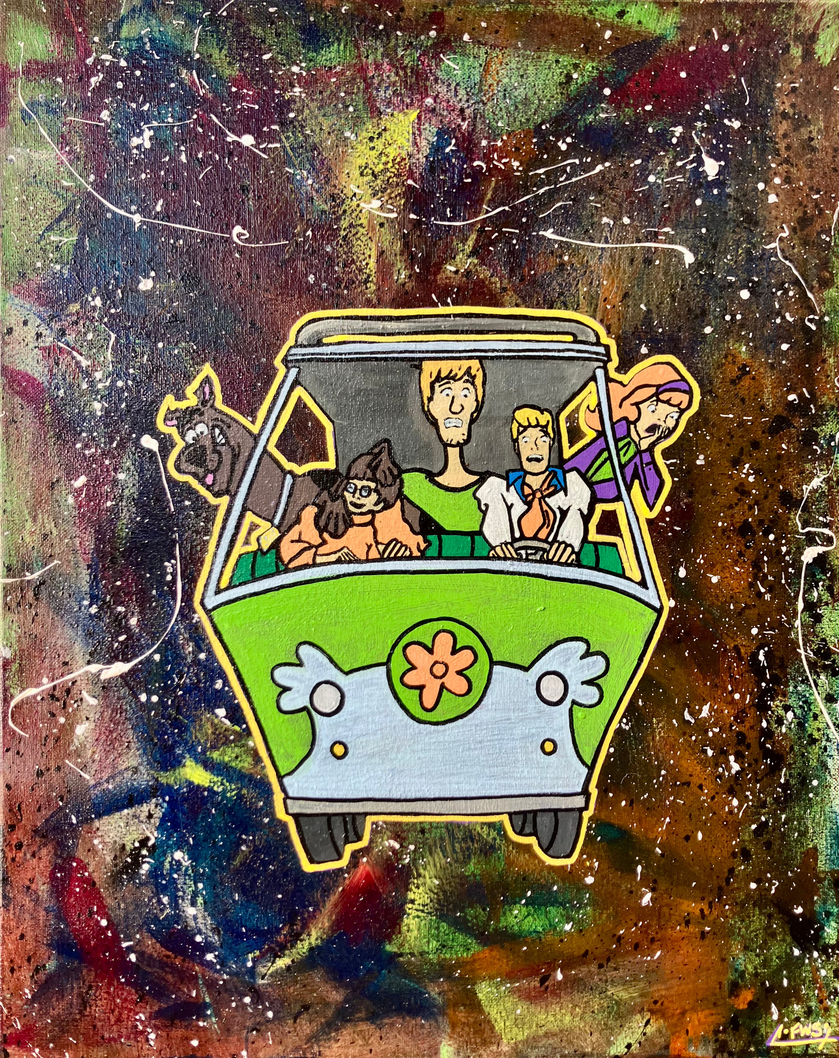 “SCOOBY n THE GANG” Original Painting
